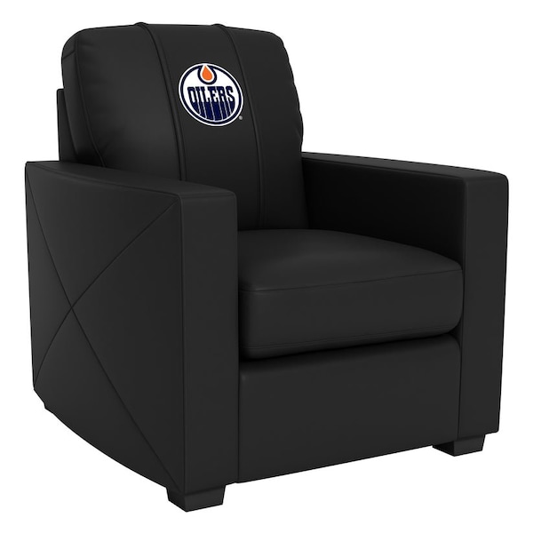 Dreamseat Silver Club Chair with Edmonton Oilers Logo XZ7759002CHCDBK-PSNHL41010 - main